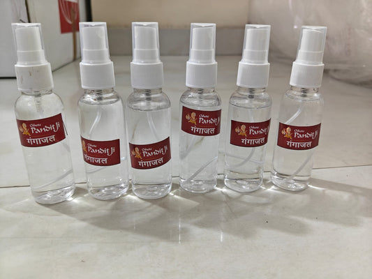 Ganga Jal Pack of 5 – Pure Gangajal from Haridwar for Pooja, Rituals & Spiritual Use | Sacred Holy Water