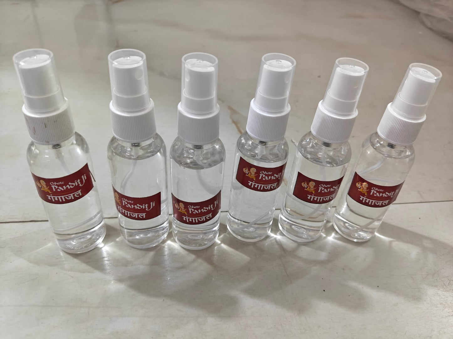 Ganga Jal Pack of 5 – Pure Gangajal from Haridwar for Pooja, Rituals & Spiritual Use | Sacred Holy Water